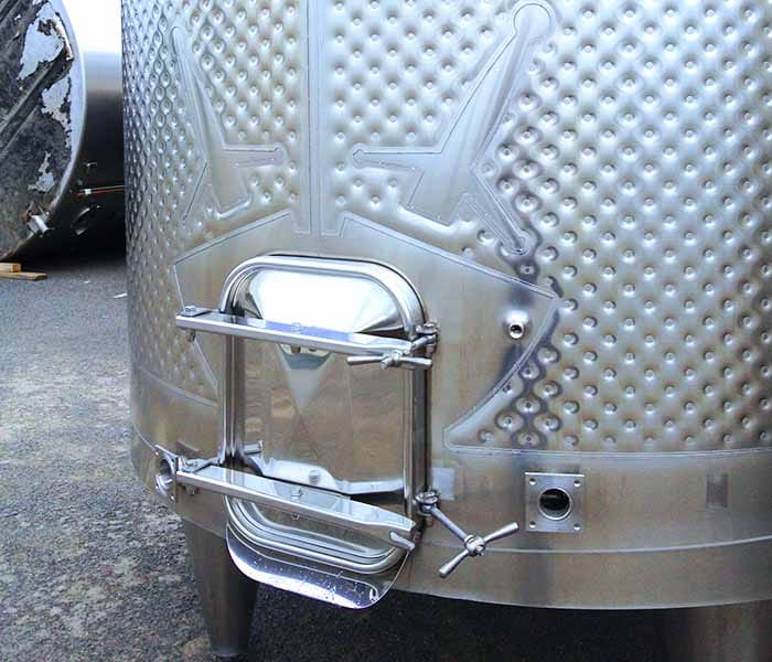 Pillow Plate wine tank